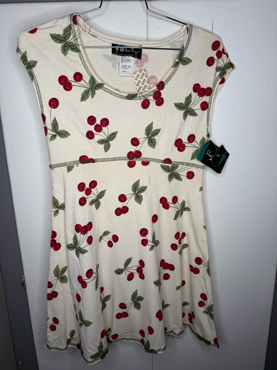 All that Jazz Dresses & Skirts - all that jazz baby doll dress vintage size 9/10 Cherry Print pinup retro NWT